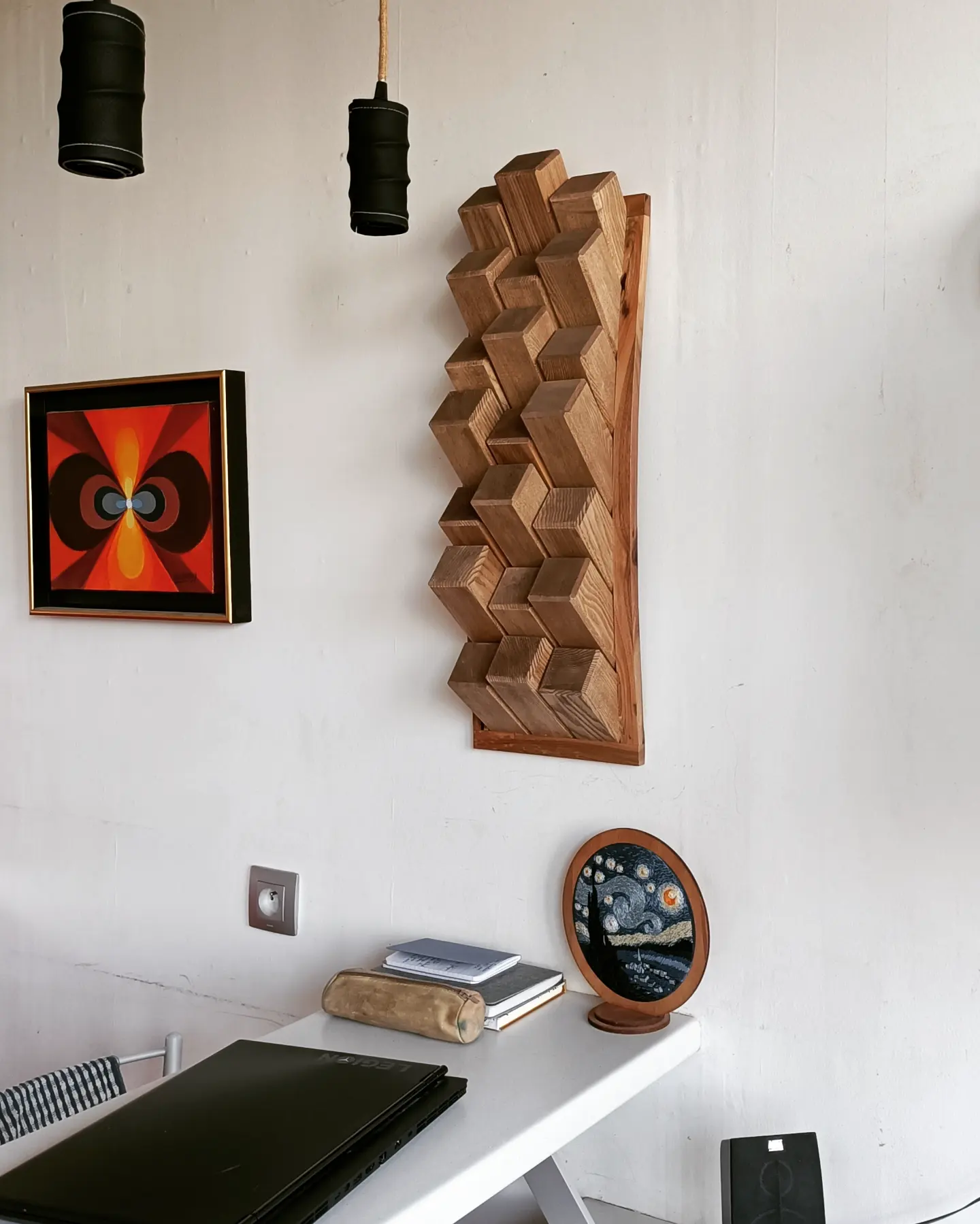 Tableaux de texture, Décoration murale. 70 x 25 cm.