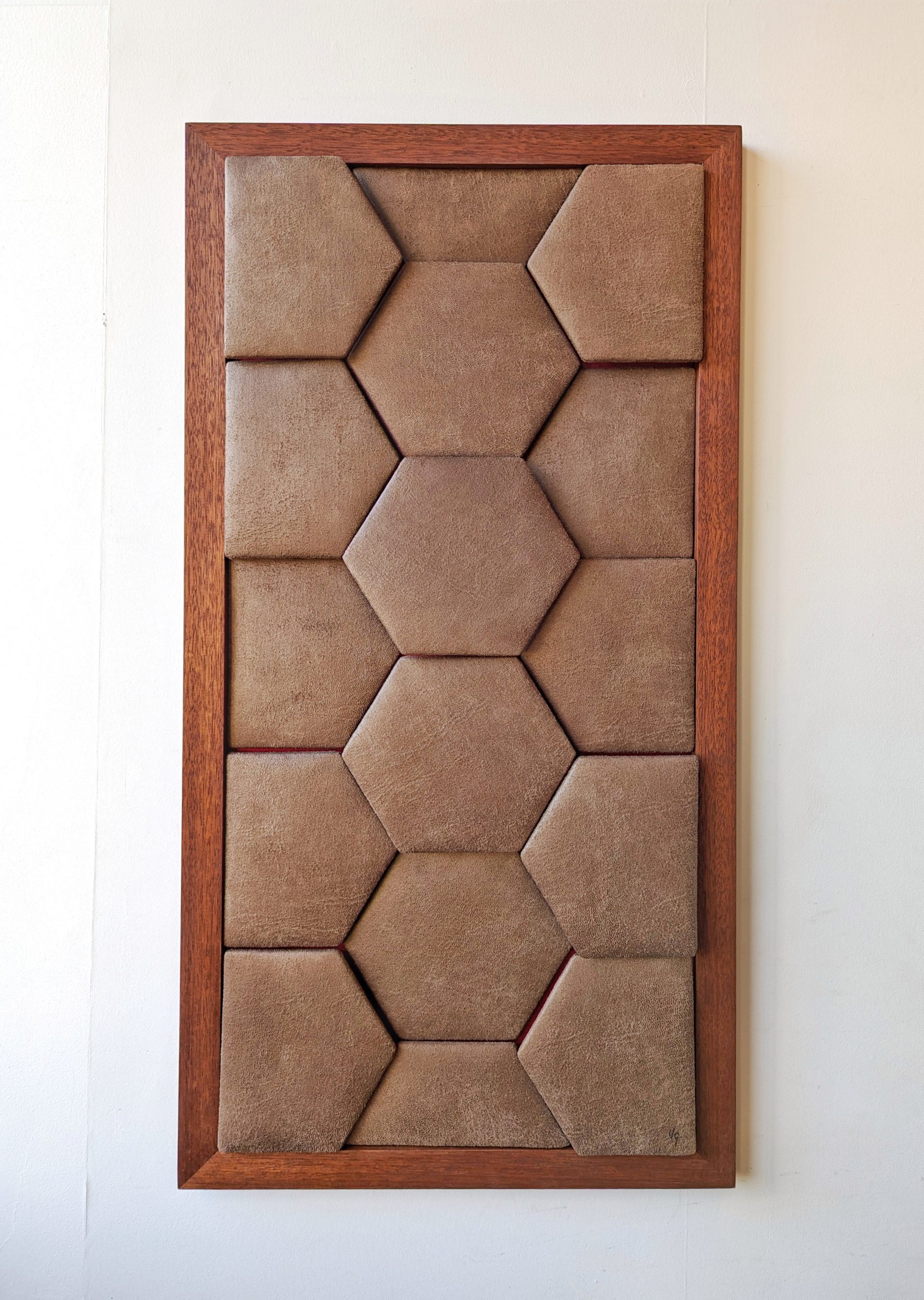 Tableau de texture, décoration murale. 98cm x 49cm. – Image 2